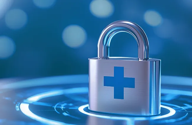 medical-data-lock-blue